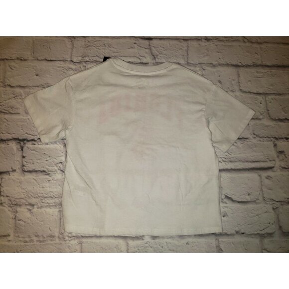 NWT Art Class Girls Size Small White Boxy Fit Short Sleeve T-Shirt Florida - Picture 2 of 2